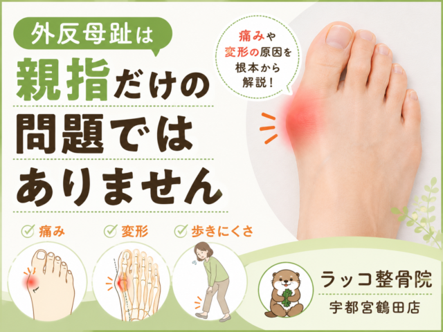 外反母趾は放置して大丈夫？親指の痛み・足裏のタコ・歩きにくさの原因を解説