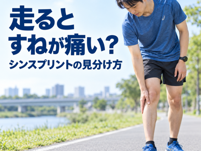 走るとすねの内側が痛い…シンスプリント？疲労骨折を疑うサインと練習の見直し