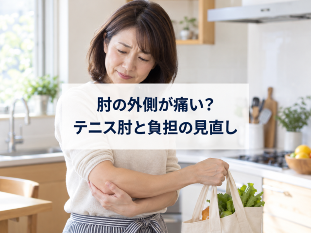 肘の外側が痛いのはなぜ？テニス肘の日常動作と運動の見直し方